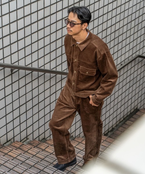 FCTY.(エフシーティーワイ)の「ショートコーデュロイブルゾン(ブルゾン・メンズ・ブラック/サックスブルー/ブラウン・MEDIUM/LARGE)」の18枚目の写真