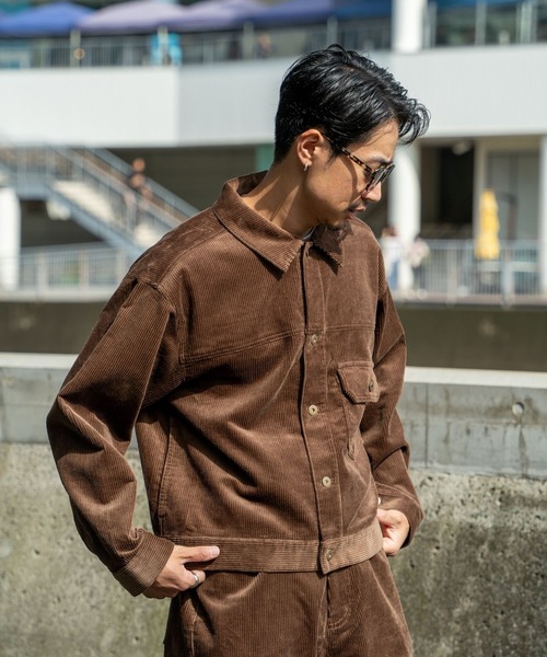 ショートコーデュロイブルゾン（ブルゾン）｜FCTY.（エフシーティー