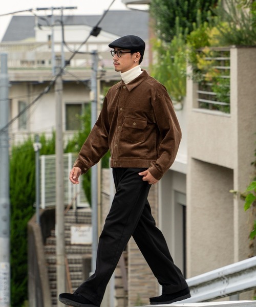 FCTY.(エフシーティーワイ)の「ショートコーデュロイブルゾン(ブルゾン・メンズ・ブラック/サックスブルー/ブラウン・MEDIUM/LARGE)」の21枚目の写真