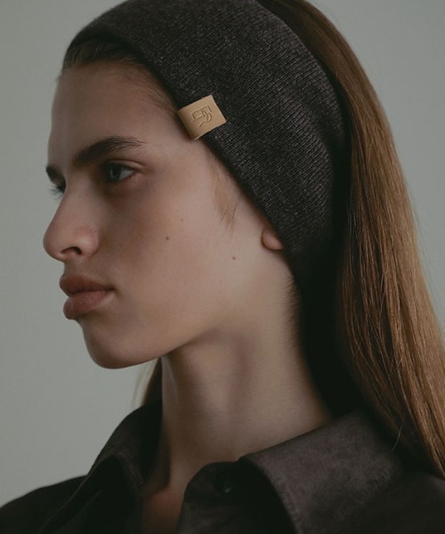 ETRETOKYO エトレトウキョウ　ウールカシミアニットヘアバンド　ブラック ウールカシミヤニットヘアバンド（ヘアバンド）｜ETRE TOKYO（エトレ