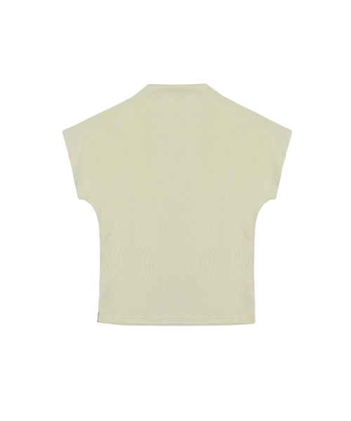 NICK&NICOLE(ニックアンドニコール)の「HALF NECK SLIM TOP_KHAKI BEIGE(Tシャツ/カットソー・レディース・その他・LARGE/MEDIUM)」の5枚目の写真