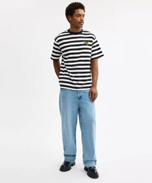COACH（コーチ）の「ストライプ レキシー リラックスド Tシャツ（Tシャツ/カットソー・メンズ・ブルー系その他・XX-SMALL/X-LARGE/SMALL/MEDIUM/LARGE/X-SMALL）」の2枚目の写真