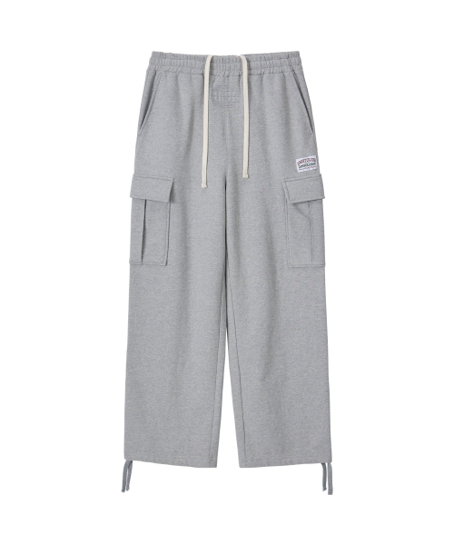 NOHANT（ノアン）の「SWEAT UTILITY CARGO PANTS GRAY（スウェットパンツ・メンズ・グレー・SMALL/MEDIUM/LARGE）」の9枚目の写真