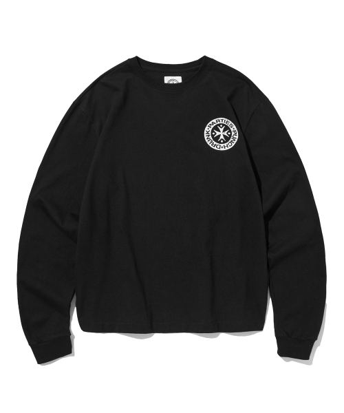 PUNCH DRUNK PARTIES（パンチドランクパーティーズ）の「Hurt Logo Long Sleeve (BLACK)（Tシャツ/カットソー・メンズ・その他・1/2/3）」の2枚目の写真