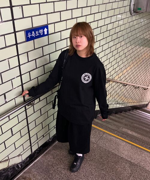 PUNCH DRUNK PARTIES（パンチドランクパーティーズ）の「Hurt Logo Long Sleeve (BLACK)（Tシャツ/カットソー・メンズ・その他・1/2/3）」の11枚目の写真