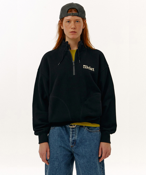 TEKET(テケット)の「Plan Half Zip-Up Sweatshirt Black(スウェット・レディース・その他・SMALL/LARGE/MEDIUM)」の1枚目の写真