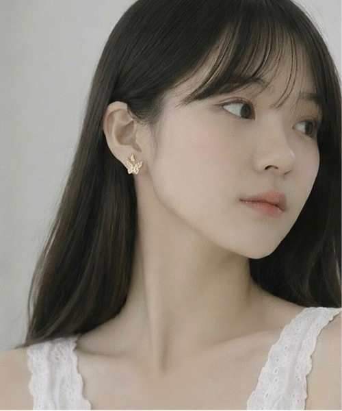 Burner(バーナー)の「【Sonu jewelry(ソヌジュエリー)】3タイプ バタフライピアス oku-pier12-6【RBTS】(ピアス(両耳用)・レディース・シルバー/ゴールド系その他2/ゴールド系その他/シルバー系その他/ゴールド/シルバー系その他2・FREE)」の4枚目の写真