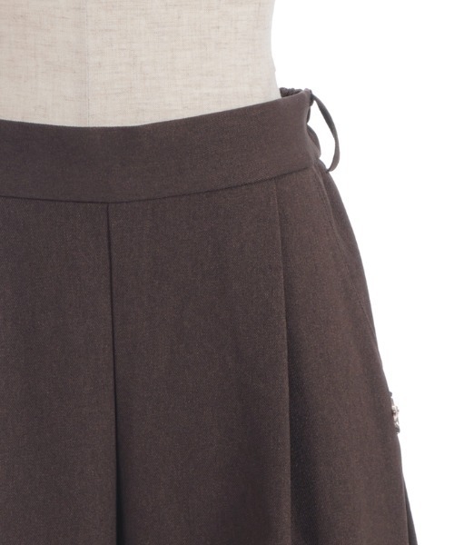 axes femme(アクシーズファム)の「チェック切替ワイドパンツ(その他パンツ・レディース・ネイビー/ダークブラウン/ブラック・FREE)」の18枚目の写真