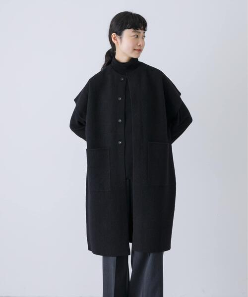 セール】圧縮ウールフレンチロングジレ（ベスト）｜かぐれ（カグレ）の