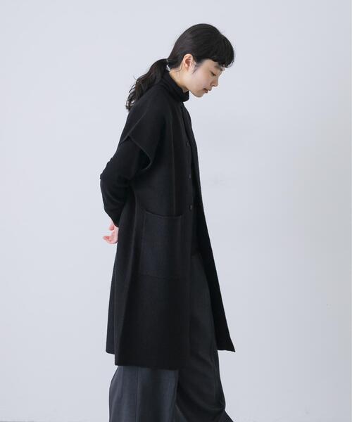 セール】圧縮ウールフレンチロングジレ（ベスト）｜かぐれ（カグレ）の