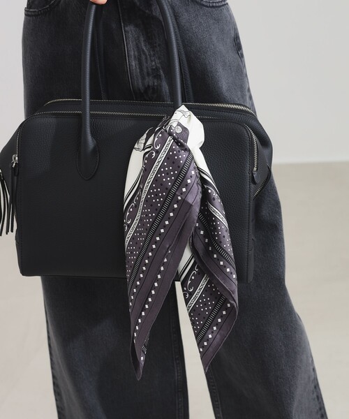 manipuri（マニプリ）の「ｍanipuri / バルーン バンダナ スカーフ（バンダナ/スカーフ・レディース・チャコールグレー・ONE SIZE）」の2枚目の写真