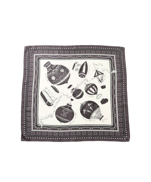 manipuri（マニプリ）の「ｍanipuri / バルーン バンダナ スカーフ（バンダナ/スカーフ・レディース・チャコールグレー・ONE SIZE）」の3枚目の写真