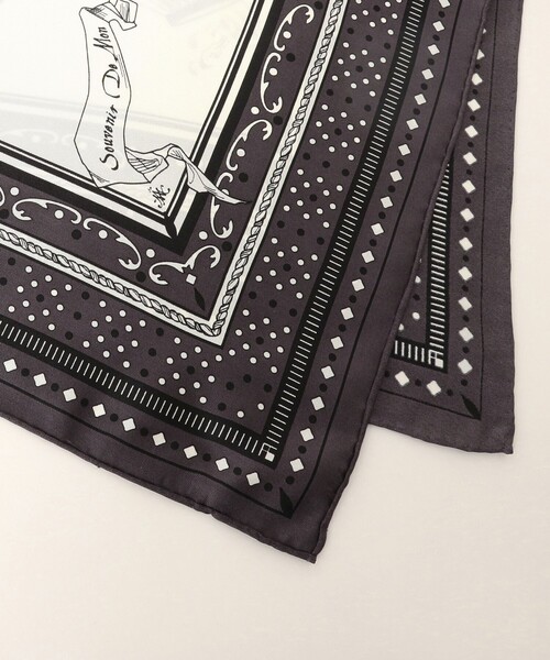 manipuri（マニプリ）の「ｍanipuri / バルーン バンダナ スカーフ（バンダナ/スカーフ・レディース・チャコールグレー・ONE SIZE）」の4枚目の写真