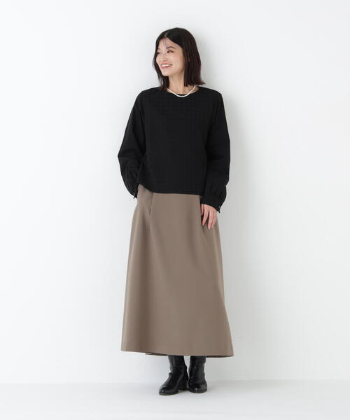 human woman(ヒューマンウーマン)の「◆マリンフレアスカート(スカート・レディース・ブラック/ブラウン系その他・MEDIUM/SMALL)」の17枚目の写真