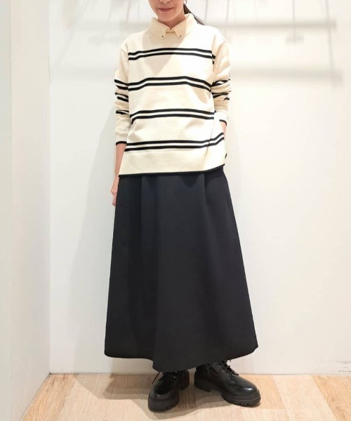 human woman(ヒューマンウーマン)の「◆マリンフレアスカート(スカート・レディース・ブラック/ブラウン系その他・MEDIUM/SMALL)」の3枚目の写真