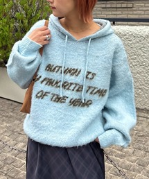 CIAOPANIC TYPY | モヘアタッチロゴニットフーディー(パーカー)