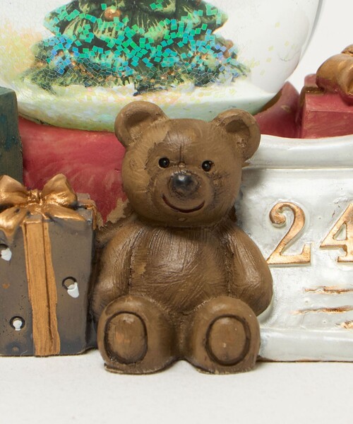 COLOR AND SEASONS＞ベア ギフトボックス スノードーム（インテリア