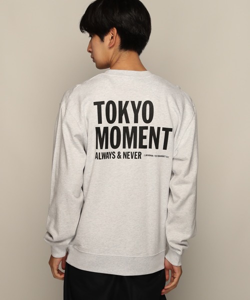 YEN TOWN MARKET（イェンタウンマーケット）の「【Jiro Konami】小浪次郎  HACHIKO クルーネックスウェット（スウェット・メンズ・ブラック/ヘザーグレー・M/L/XL）」の8枚目の写真