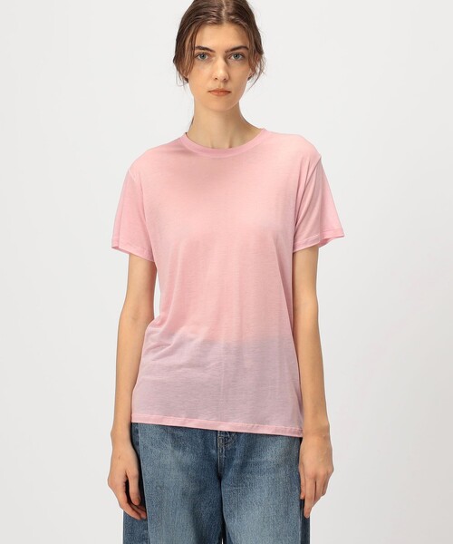 BASERANGE（ベースレンジ）の「BASE RANGE TEE SHIRT（Tシャツ/カットソー・レディース・ライトピンク・S）」の3枚目の写真