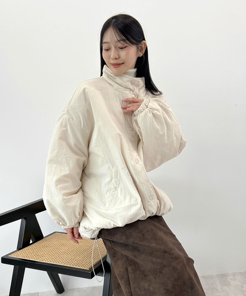 Futier land(フューティアランド)の「リバーシブルモンスターパーカー(その他アウター・レディース・アイボリー/ブラック/カーキ・MEDIUM)」の14枚目の写真