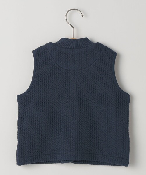 SHIPS（シップス）の「SHIPS KIDS:80～90cm /ベビー キルト ベスト（ベスト・キッズ・ネイビー/オフホワイト・80/90）」の8枚目の写真