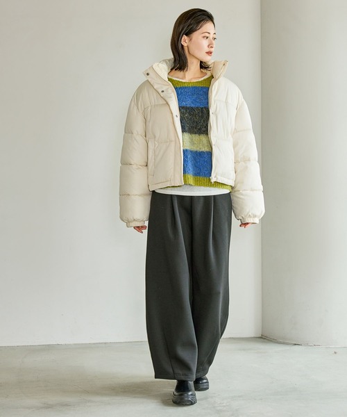 LAKOLE（ラコレ）の「裏起毛コクーンイージーパンツ / 625325（スウェットパンツ・レディース・杢グレー/ブラック・FREE）」の10枚目の写真