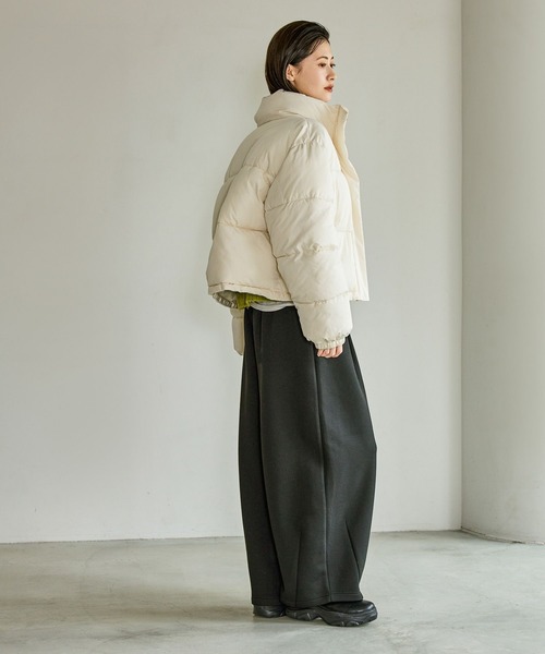 LAKOLE（ラコレ）の「裏起毛コクーンイージーパンツ / 625325（スウェットパンツ・レディース・杢グレー/ブラック・FREE）」の12枚目の写真