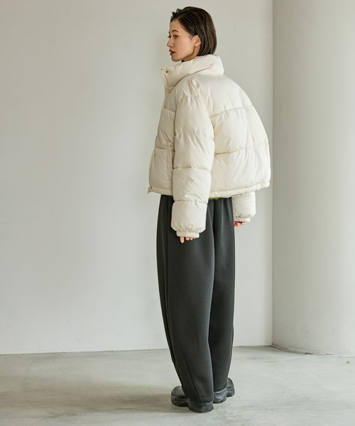 LAKOLE（ラコレ）の「裏起毛コクーンイージーパンツ / 625325（スウェットパンツ・レディース・杢グレー/ブラック・FREE）」の13枚目の写真