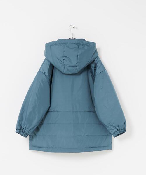 URBAN RESEARCH DOORS（アーバンリサーチドアーズ）の「『洗濯可/撥水』『WEB/一部店舗限定』THERMO ARENA中綿コート(KIDS)（その他アウター・キッズ・ブラック/ブルー・150）」の6枚目の写真