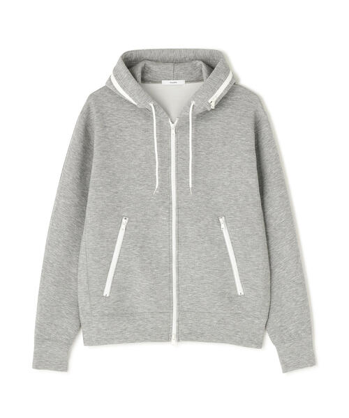 piuoro(ピウオッロ)の「PIUORO(ピウオロ)CARDBOARD ZIP HOODIE(パーカー・メンズ・グレー/チャコールグレー/モカ・3/4/2)」の2枚目の写真
