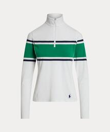 RLX GOLF（アールエルエックスゴルフ）の「ストライプド ストレッチジャージー クォータージップ（ジャージ）」