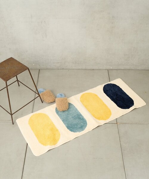 BIRTHDAY BAR(バースデイバー)の「タフトロングフロアマット(ラグ/マット・レディース・アイボリー・0)」の8枚目の写真