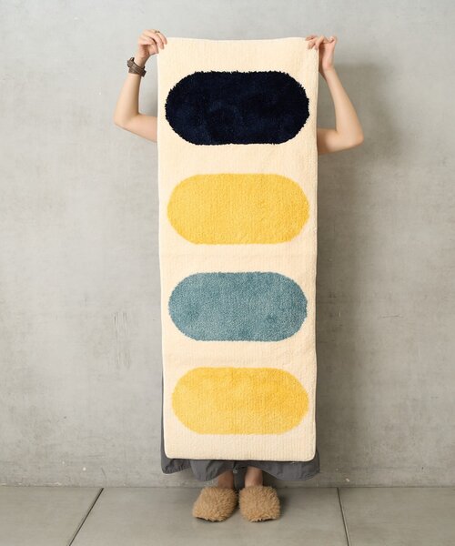 BIRTHDAY BAR(バースデイバー)の「タフトロングフロアマット(ラグ/マット・レディース・アイボリー・0)」の7枚目の写真