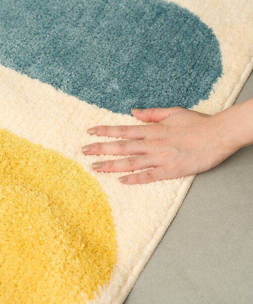 BIRTHDAY BAR(バースデイバー)の「タフトロングフロアマット(ラグ/マット・レディース・アイボリー・0)」の5枚目の写真