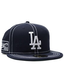 NEW ERA（ニューエラ）の「MFC STORE CUSTOM COLLECTION NEW ERA 59FIFTY LOS ANGELES DODGERS DAMAGE NAVY Design by YUGO（キャップ）」