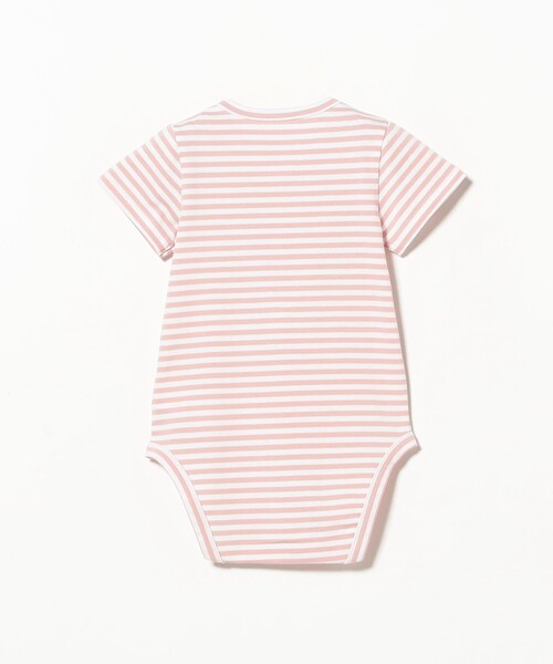 こども ビームス(コドモビームス)の「ベビー 前開き ボーダー ボディスーツ 2026SS(50~80cm)(ロンパース・キッズ・イエロー系その他4/サックスブルー/ピンク・70-80/60-70/50-60)」の16枚目の写真