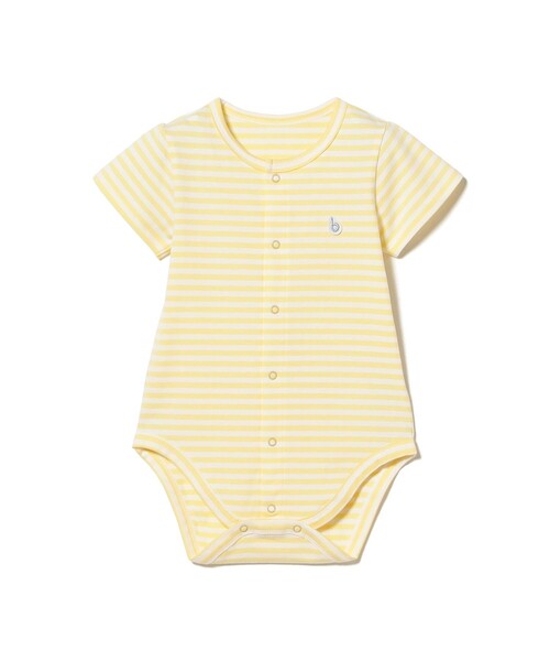 こども ビームス(コドモビームス)の「ベビー 前開き ボーダー ボディスーツ 2026SS(50~80cm)(ロンパース・キッズ・イエロー系その他4/サックスブルー/ピンク・70-80/60-70/50-60)」の18枚目の写真