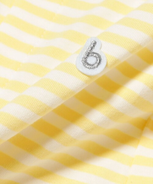 こども ビームス(コドモビームス)の「ベビー 前開き ボーダー ボディスーツ 2026SS(50~80cm)(ロンパース・キッズ・イエロー系その他4/サックスブルー/ピンク・70-80/60-70/50-60)」の20枚目の写真