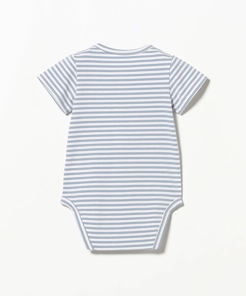こども ビームス(コドモビームス)の「ベビー 前開き ボーダー ボディスーツ 2026SS(50~80cm)(ロンパース・キッズ・イエロー系その他4/サックスブルー/ピンク・70-80/60-70/50-60)」の22枚目の写真