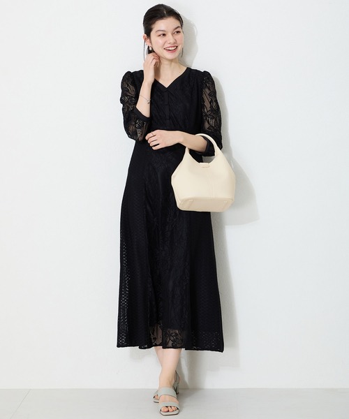 31 Sons de mode（トランテアン　ソン　ドゥ　モード）の「ソフトラウンド2wayバッグ（ハンドバッグ・レディース・ベージュ/ブラック/アイボリー・ﾌﾘ-）」の10枚目の写真