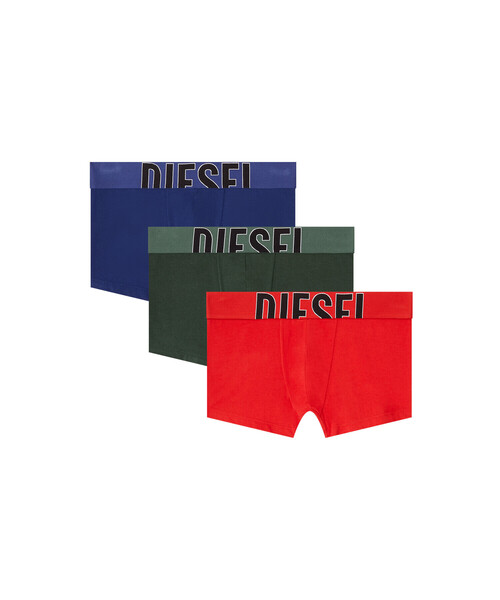 DIESEL(ディーゼル)の「メンズ ボクサーパンツ 3枚パック DAMIEN-D-POP-3PACK-55(ボクサーパンツ・メンズ・その他1/ブラック系その他・MEDIUM/LARGE/SMALL/X-LARGE/XX-LARGE)」の1枚目の写真