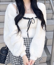 INGNI | フェザーボレロニット＋ベアキャミセット(カーディガン/ボレロ)