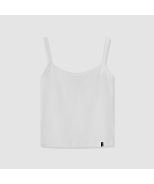 DEARSTALKER(ディアストーカー)の「D. BASIC STRING SLEEVELESS TOP - 5 COLOR(Tシャツ/カットソー・レディース・グレー/ブラック/PINK/ホワイト・FREE)」の2枚目の写真