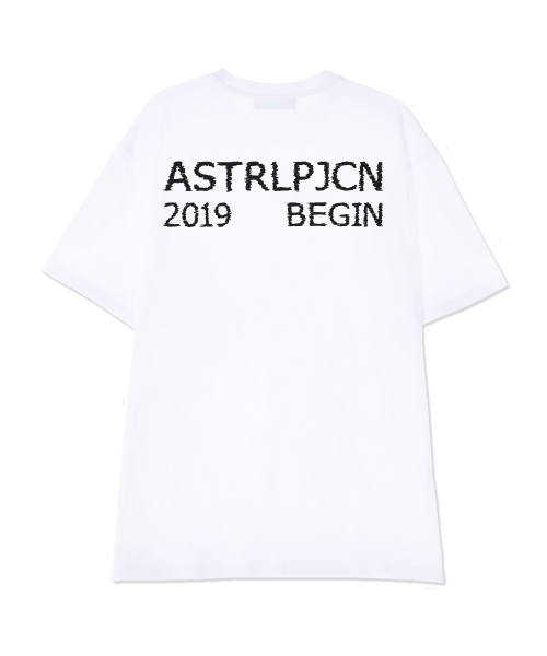 ASTRAL PROJECTION(アストラルプロジェクション)の「エイピー スタジオ ビギン スーピマコットン ラウンドネック 半袖Tシャツ_ホワイト(Tシャツ/カットソー・メンズ・その他・LARGE/X-LARGE/XX-LARGE)」の2枚目の写真