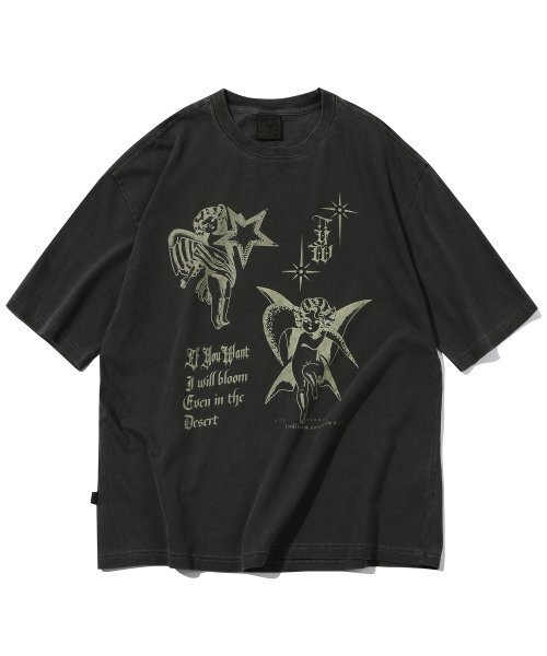 IFYOUWANT(イフユーウォント)の「Star and Moon pigment TEE smoke black(Tシャツ/カットソー・レディース・その他・LARGE/MEDIUM)」の5枚目の写真