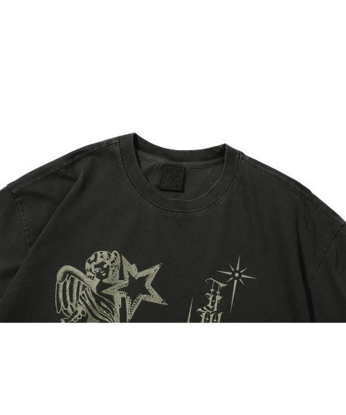 IFYOUWANT(イフユーウォント)の「Star and Moon pigment TEE smoke black(Tシャツ/カットソー・レディース・その他・LARGE/MEDIUM)」の3枚目の写真
