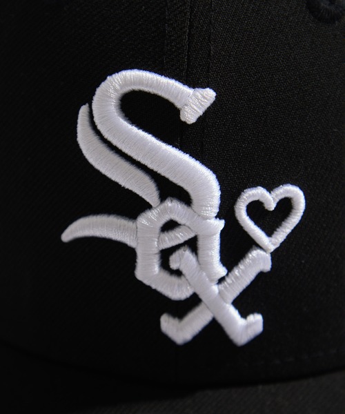 BASICKS(ベイシックス)の「【BASICKS/ベーシックス】Newera White Sox Cap ブラック/ニューエラホワイトソックスキャップ ブラック(キャップ・レディース・ブラック・FREE)」の7枚目の写真