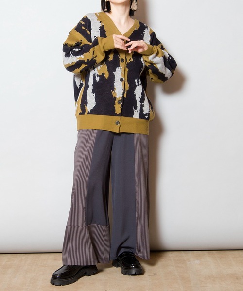 セール】2WAYジャガードニットプルオーバー（カーディガン/ボレロ