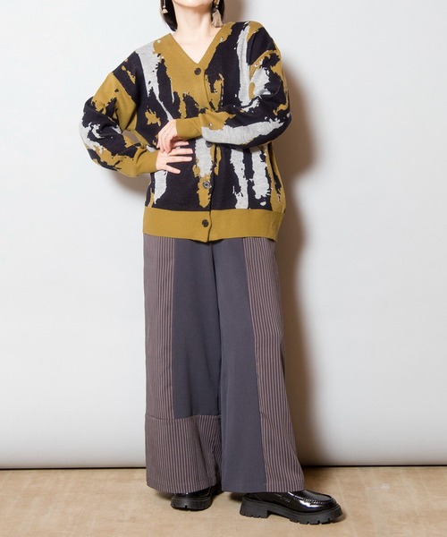 セール】2WAYジャガードニットプルオーバー（カーディガン/ボレロ