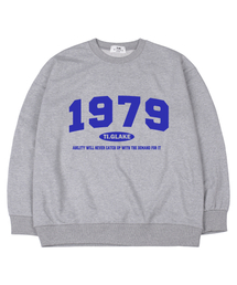 TI.GLAKE（ティーグレイク）の「1979 Ability Overfit Man to Man T-Shirt Gray（スウェット）」